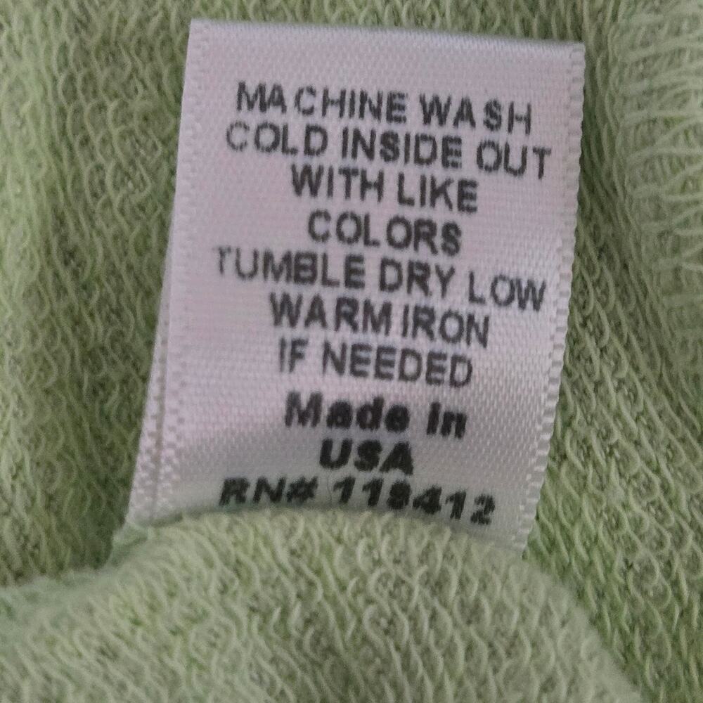 Monrow Spring Green Supersoft Hoodie L Cozy Quiet Luxury Athleisure - Picture 5 of 5